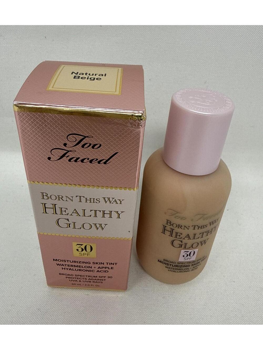 Too Faced Born This Way Healthy Glow Skin Tint SPF30 NATURAL BEIGE CJ # 101